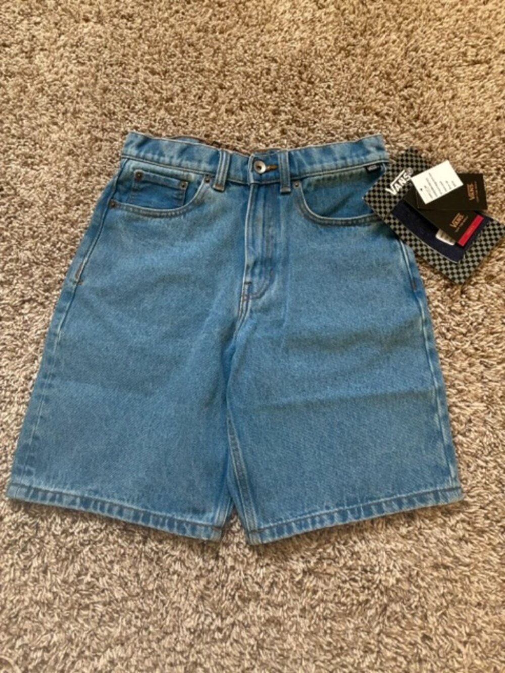 Vans NWT size 26, baggy fit denim shorts